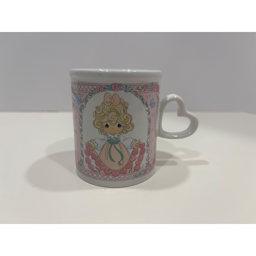 Precious Moments 1996 Heart Handle Mug You Have Touched So Many Hearts Enesco